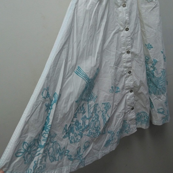 Oilily Dresses & Skirts - Oilily cotton skirt flocked dutch design 36